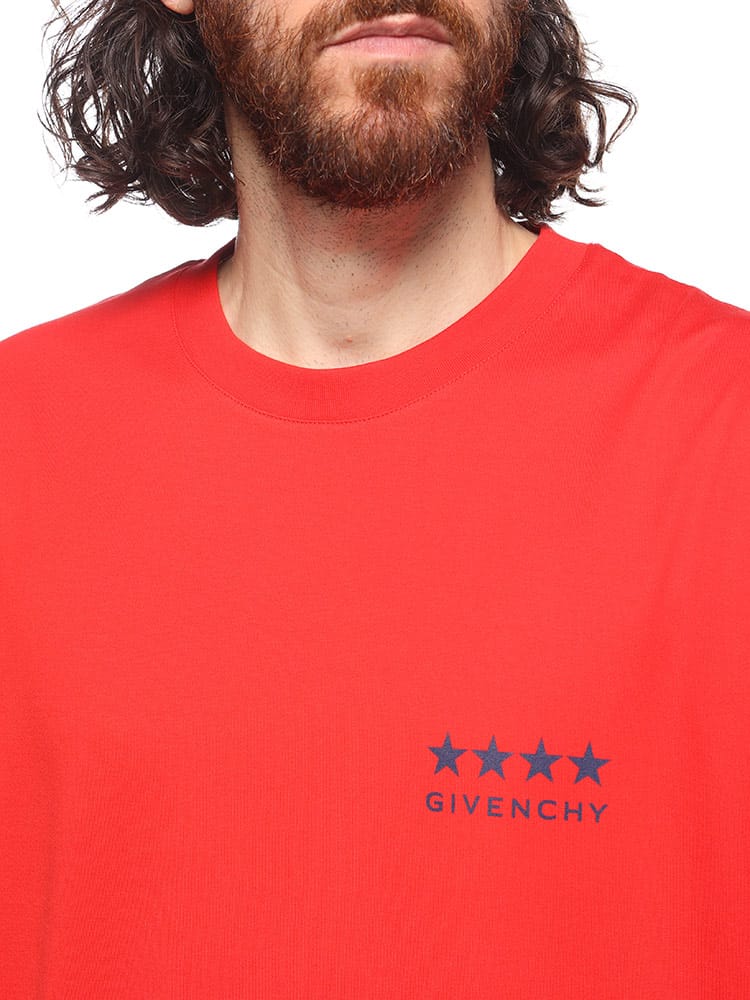 GIVENCHY (ジバンシィ) BIGロゴ バックプリント クルーネック 半袖 T 
