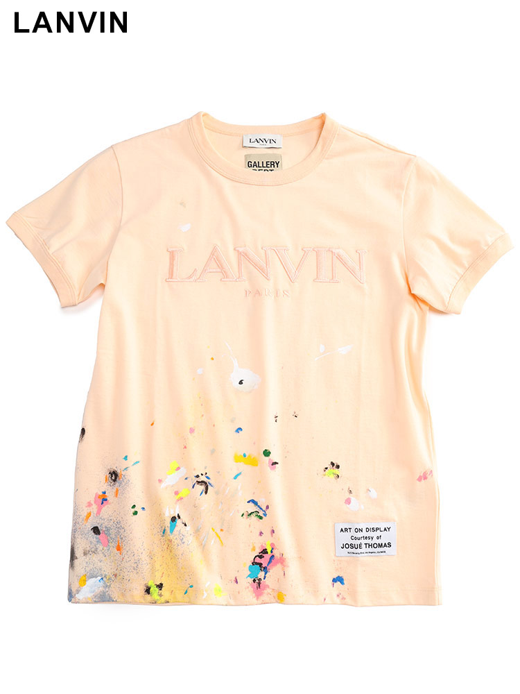 LANVIN (ランバン) GALLERY DEPT. 刺繍×ペイント クルーネック 半袖 Tシャツ LNRUTSG00【サカゼン公式通販】