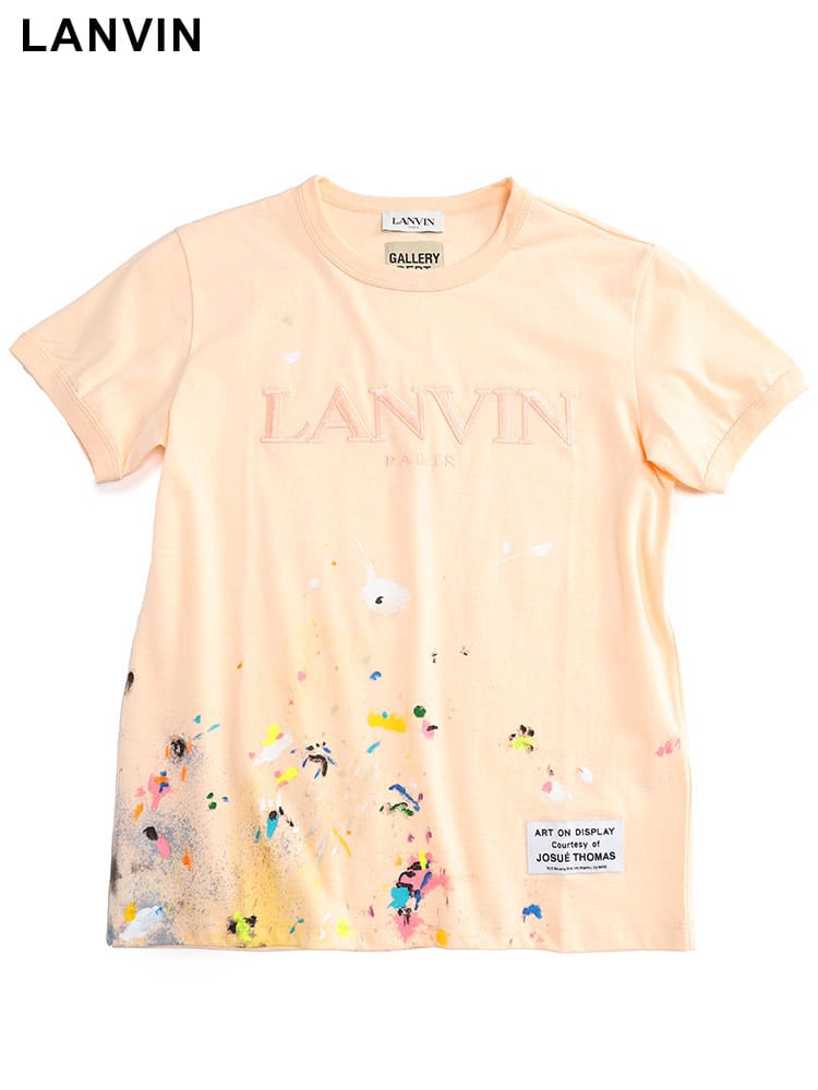 LANVIN (ランバン) GALLERY DEPT. 刺繍×ペイント クルーネック 半袖 T 