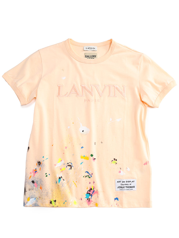 LANVIN (ランバン) GALLERY DEPT. 刺繍×ペイント クルーネック 半袖 Tシャツ LNRUTSG00【サカゼン公式通販】