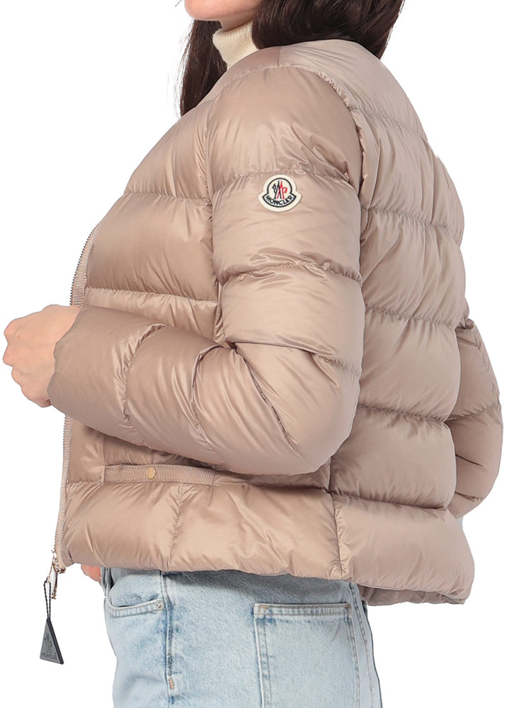 MONCLER (モンクレール) ノーカラー ショート ダウンジャケット Laurine MCLLAURINE4 レディ【サカゼン公式通販】