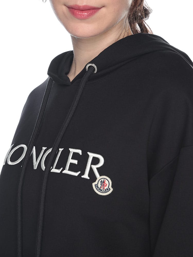 MONCLER (モンクレール) ロゴ刺繍 ワッペン コットンフリース ジャージ 