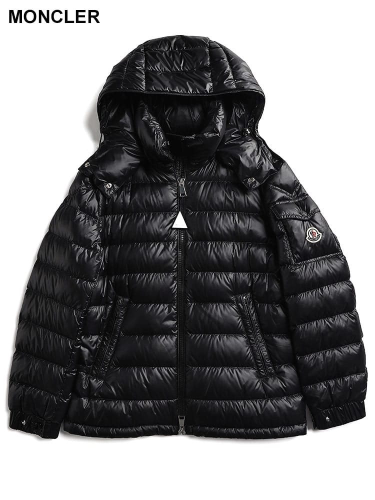 MONCLER (モンクレール) フード着脱可能 フルジップ ダウンジャケット 