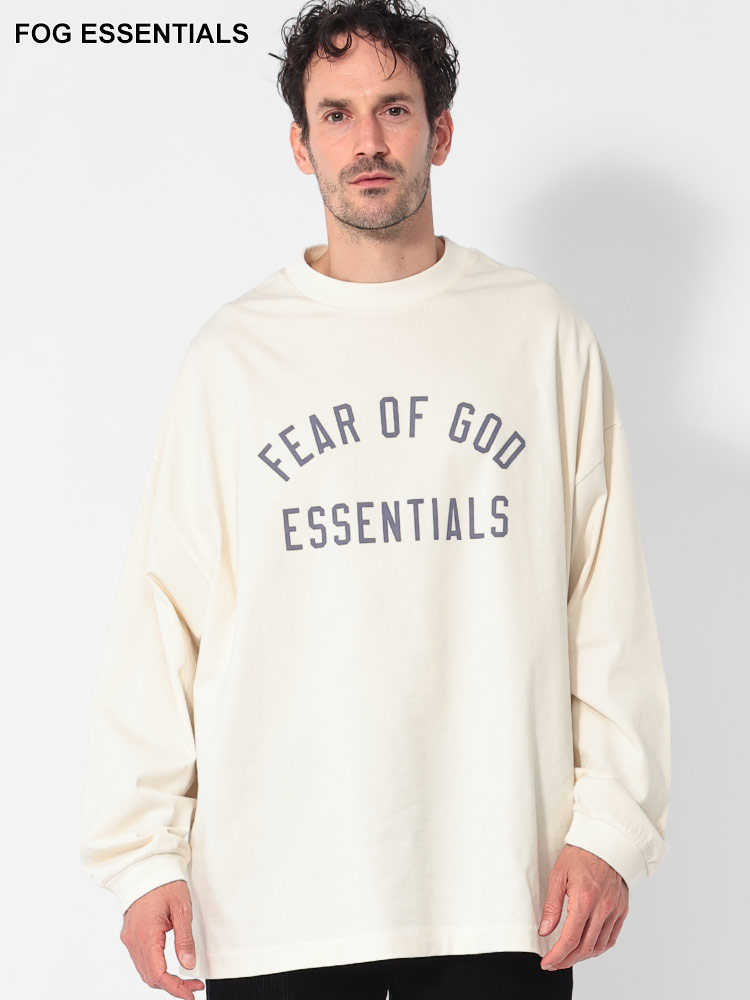 FOG ESSENTIALS (エフオージーエッセンシャルズ) フロントロゴ クルーネック 長袖 Tシャツ FOG125【サカゼン公式通販】