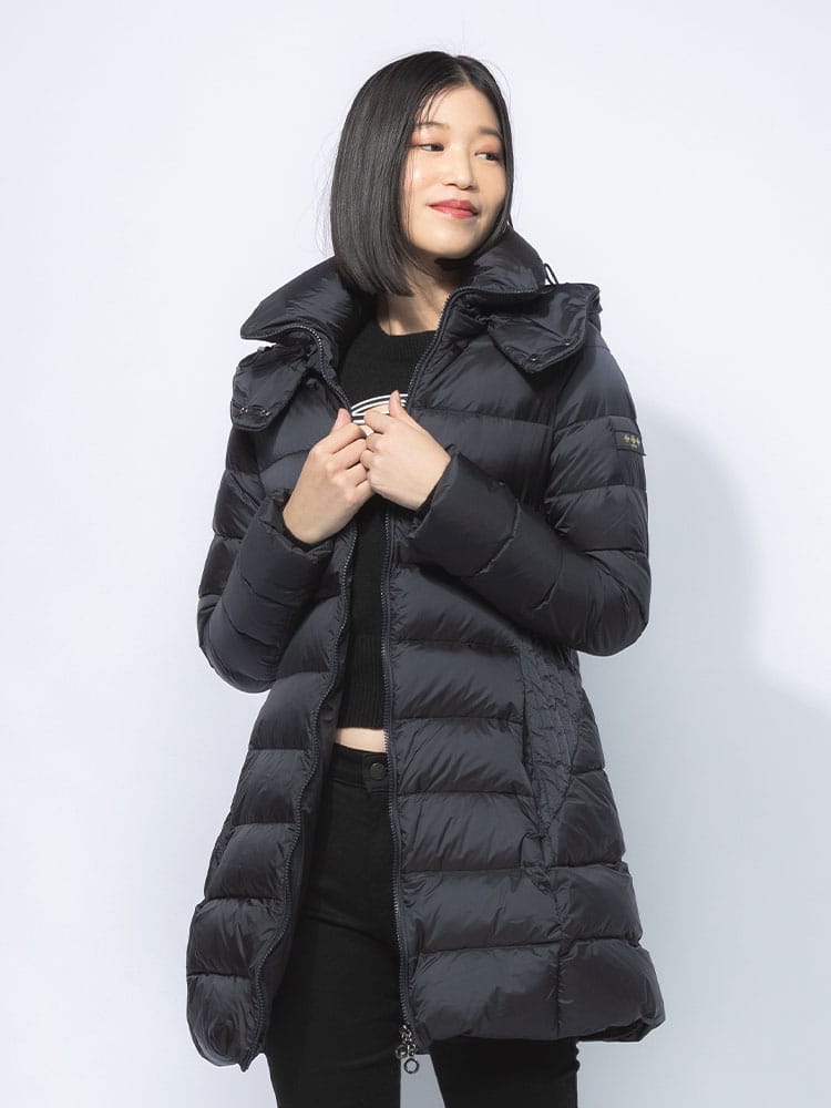 TATRAS (タトラス) フード着脱 フルジップ ダウンコート POLITEAMA TRLPOLITEAMA4 レディース