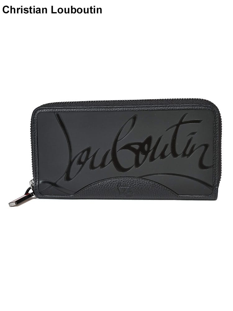 Christian Louboutin (クリスチャン ルブタン) ラバーロゴ ラウンドジップ 長財布 PANETTONE CL3195051 メンズ