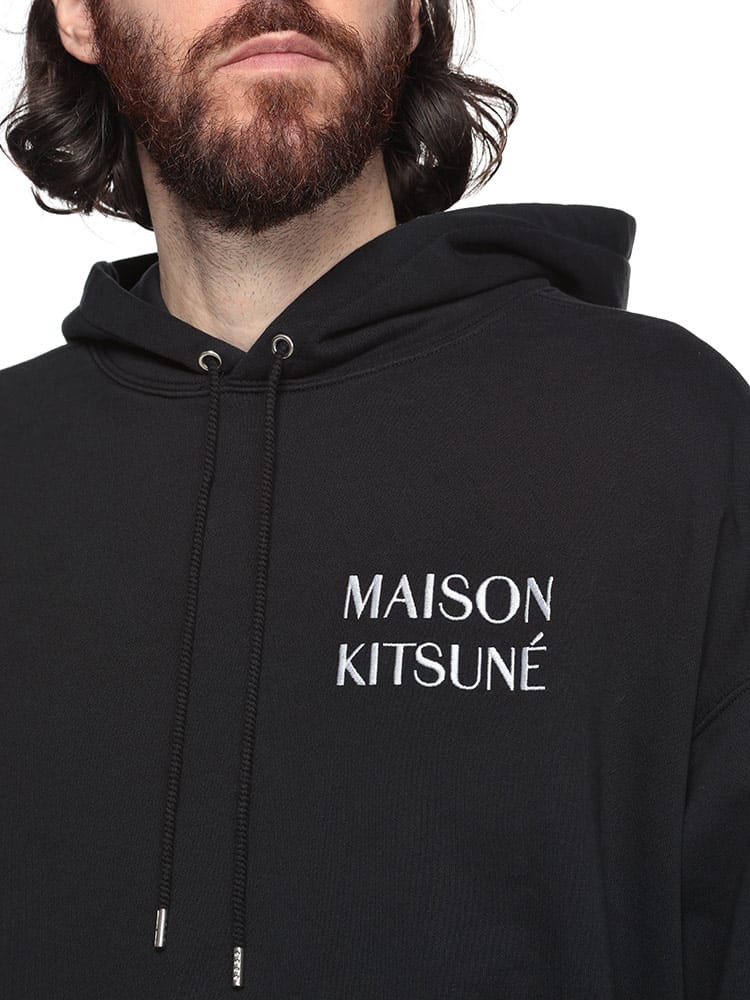 Maison Kitsune (メゾン キツネ) 裏毛 バックプリント オーバーサイズ 