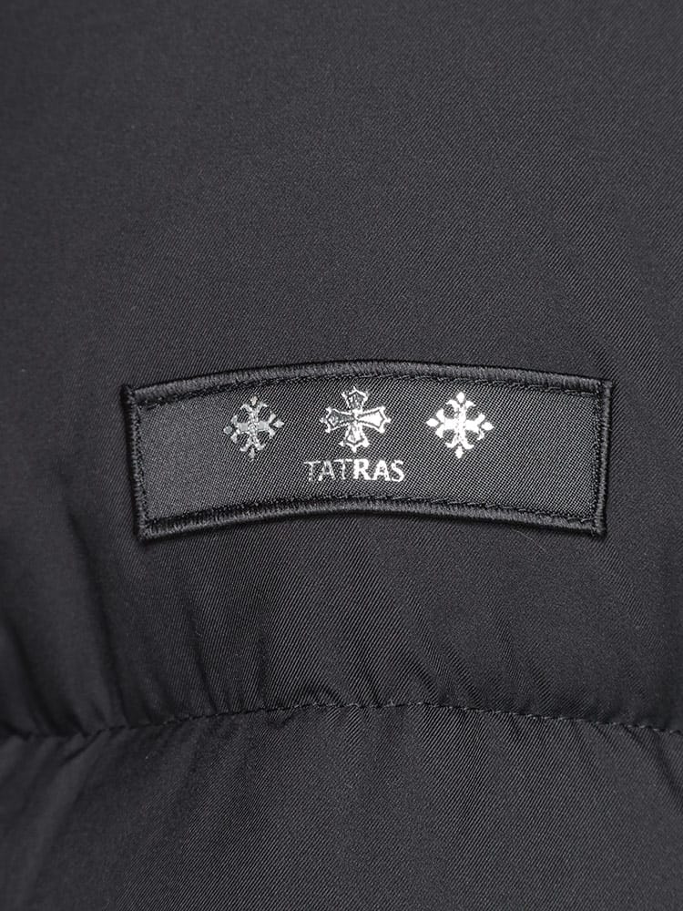 TATRAS (タトラス) ナイロン ラインロゴ スタンドカラー ダウン 
