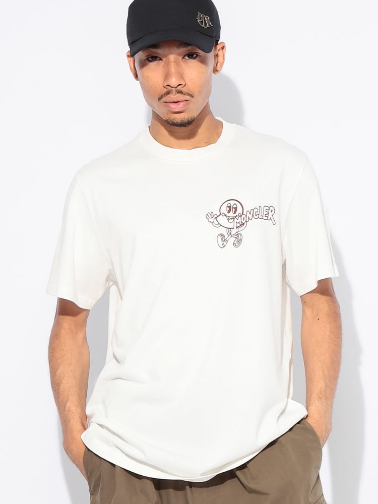 MONCLER (モンクレール) ワッペンマン クルーネック 半袖 Tシャツ 