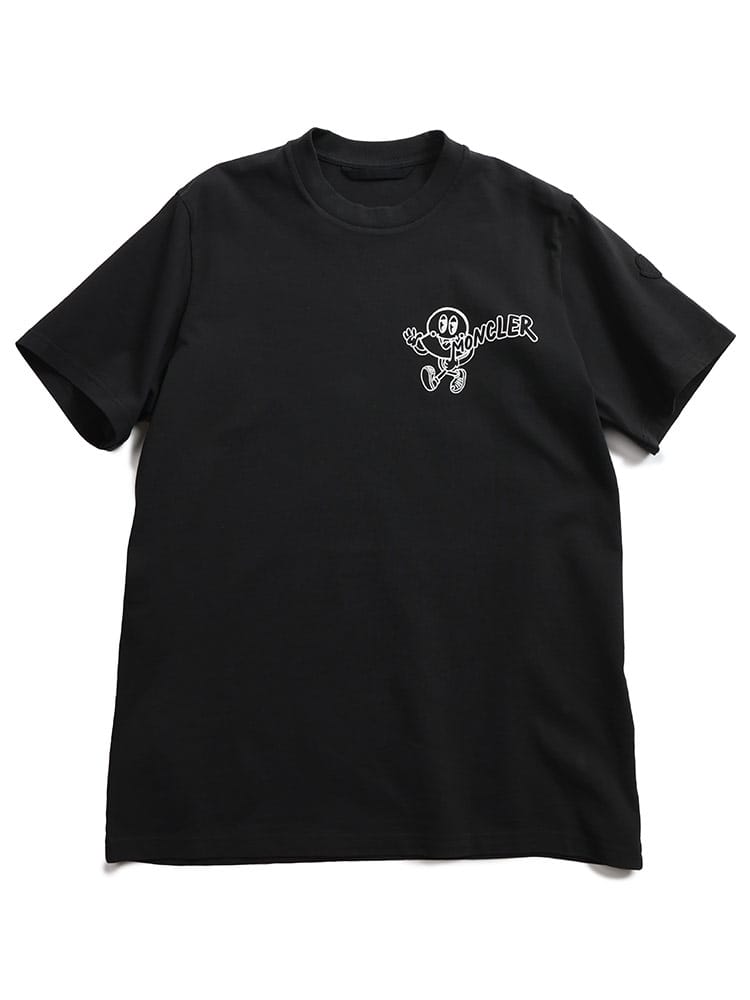 MONCLER (モンクレール) ワッペンマン クルーネック 半袖 Tシャツ 