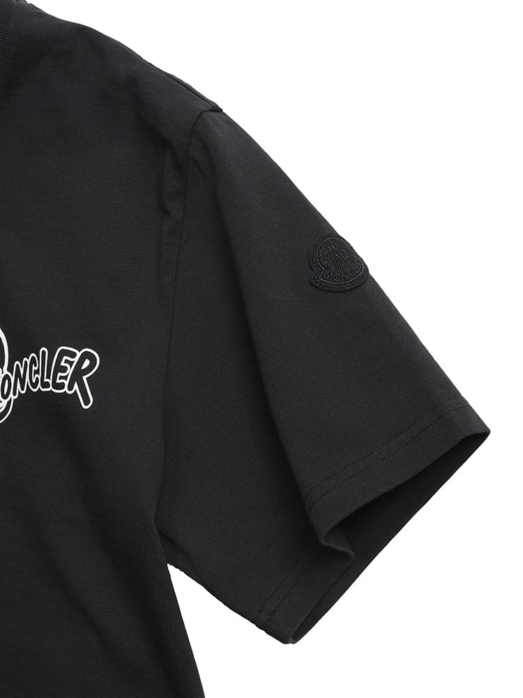 MONCLER (モンクレール) ワッペンマン クルーネック 半袖 Tシャツ 