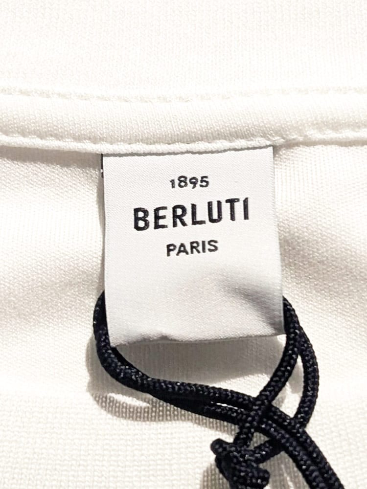 BERLUTI (ベルルッティ) スクリットデザイン クルーネック 半袖 T 