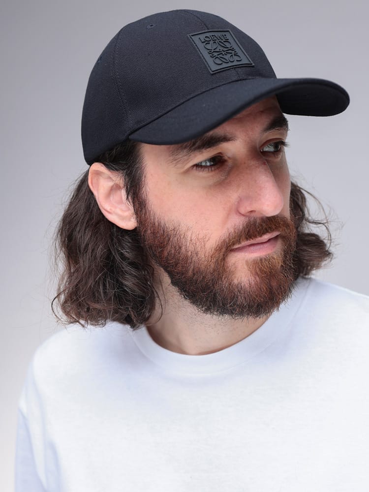 LOEWE (ロエベ) アナグラムパッチ キャンバスキャップ LEK820358X88 メンズ