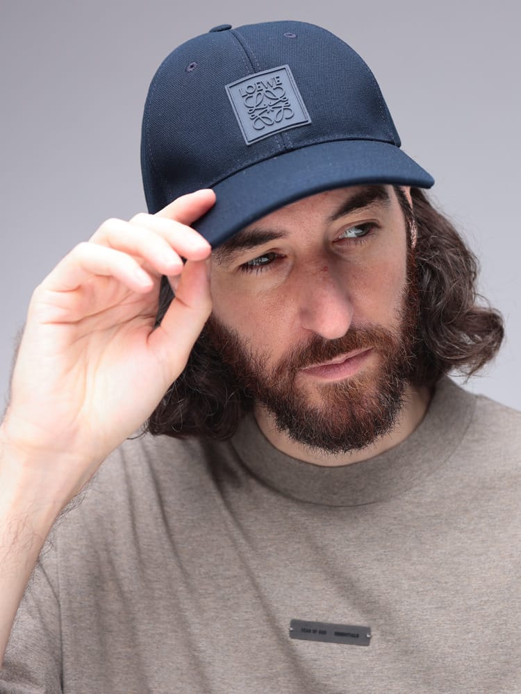 LOEWE (ロエベ) アナグラムパッチ キャンバスキャップ LEK820358X88 メンズ