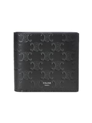 CELINE (セリーヌ) メンズ カードケース トリオンフ エンボス加工 