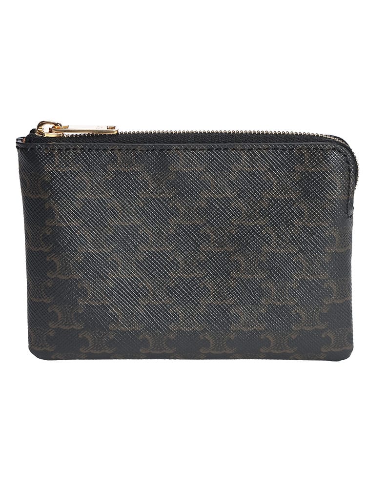 CELINE (セリーヌ) トリオンフキャンバス 総ロゴ コインケース CEL10C662BTA メンズ