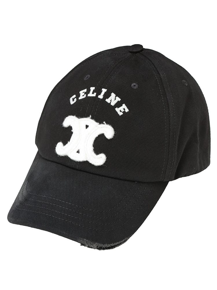 CELINE (セリーヌ) トリオンフ ロゴ刺繍 キャップ CELAA0AG0F82 メンズ