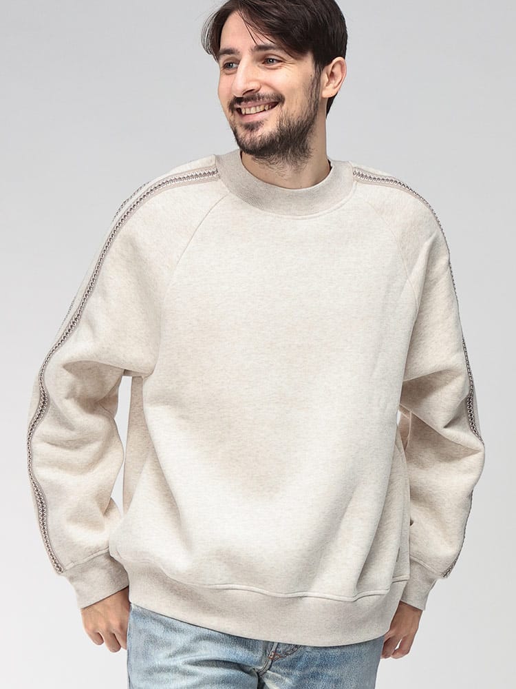 UGG (アグ) ロゴ 裏起毛 ライン使い スウェット プルオーバー TASMAN タスマン UGG1172191 メンズ