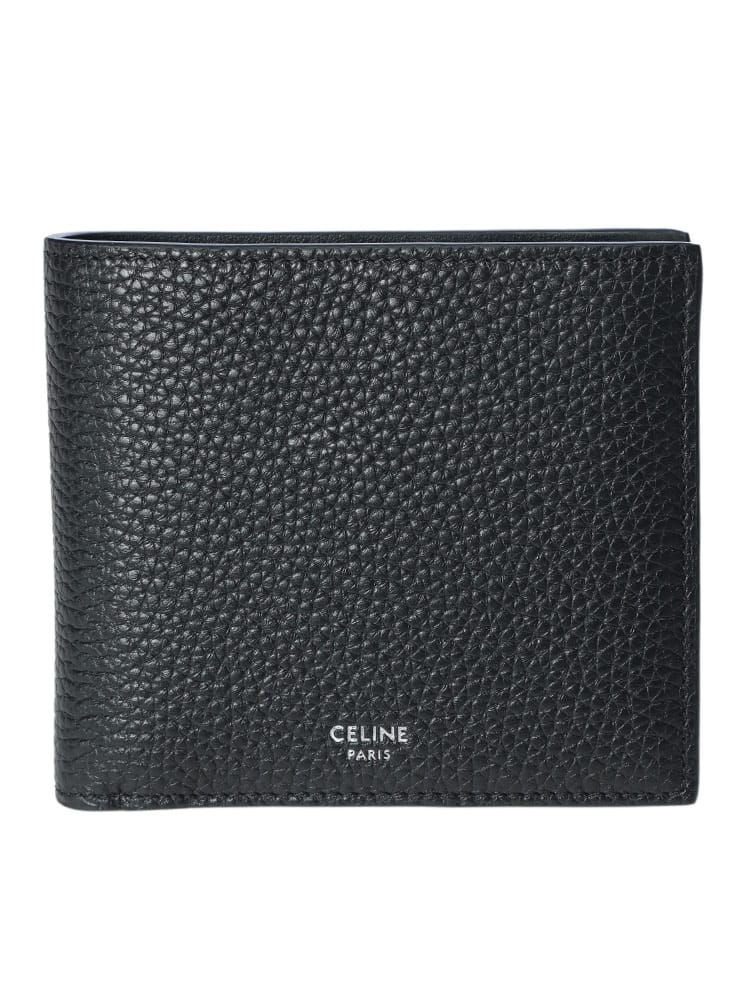 CELINE (セリーヌ) メンズ 財布 グレインドカーフスキン 二つ折り 