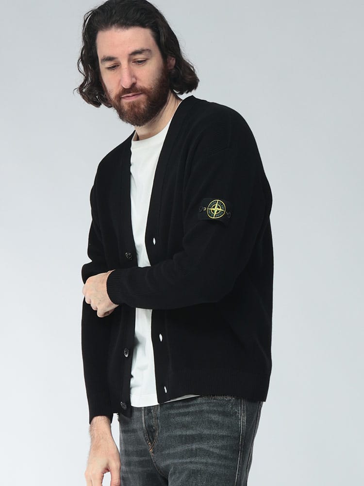 STONE ISLAND (ストーンアイランド) メンズ ニット カーディガンRIBBED 