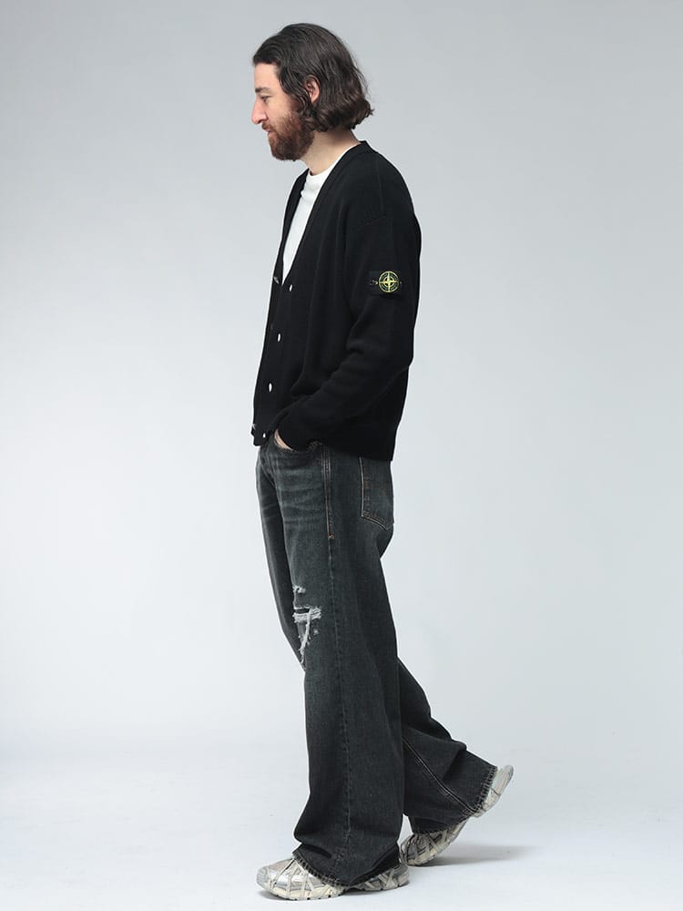 STONE ISLAND (ストーンアイランド) メンズ ニット カーディガンRIBBED 