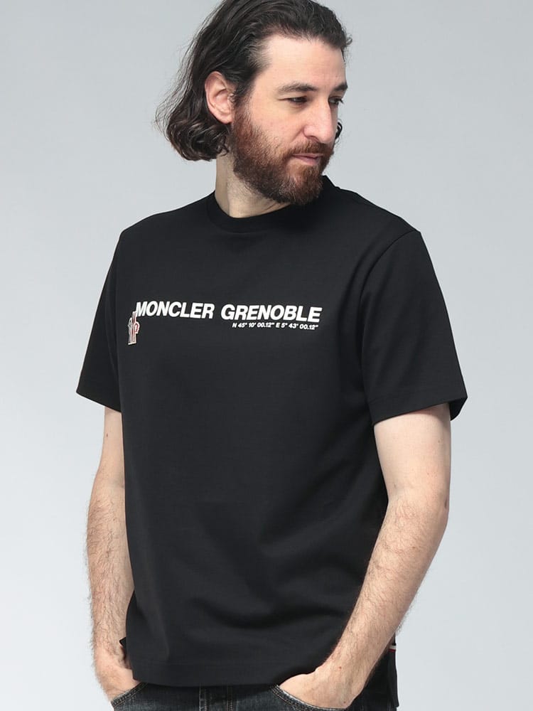 MONCLER (モンクレール) メンズ Tシャツ 半袖 グルノーブル フロント 