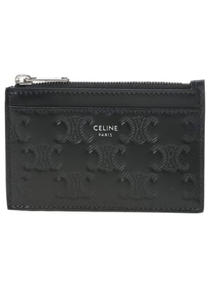 CELINE (セリーヌ) メンズ カードケース トリオンフ エンボス加工 カーフスキン フラグメントケース CEL10F993FQD