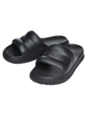 MONCLER (モンクレール) レディース サンダル ロゴ スライド シャワーサンダル ALTIVE MCL4C00030M8260