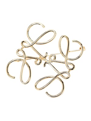 LOEWE (ロエベ) レディース ブローチ ANAGRAM BROOCH アナグラム ロゴ アイコン 真鍮 LEL11125020