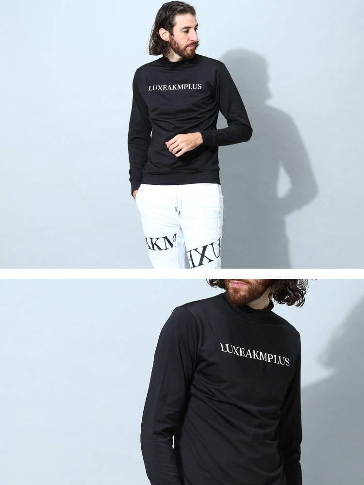 リュクスエイケイエムプラス メンズ Tシャツ 長袖 LUXEAKMPLUS 