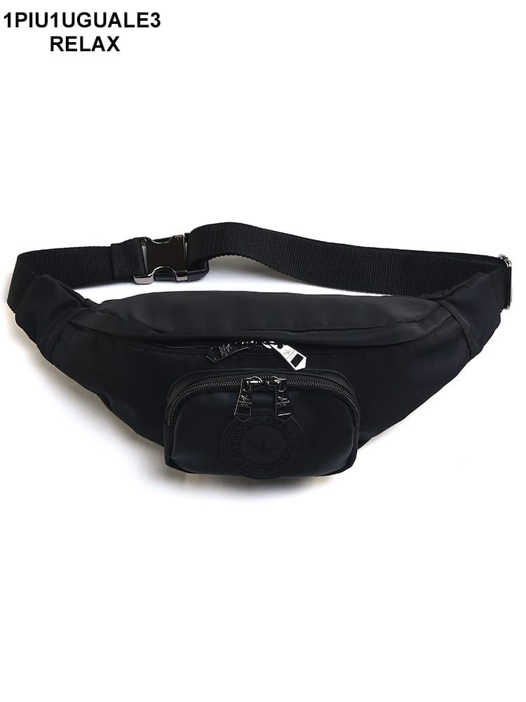 1PIU1UGUALE3 RELAX (ウノ ピュ ウノ ウグァーレ トレ リラックス) サークルロゴ ボディバッグ メンズ ブランド 1PRUSZ23005
