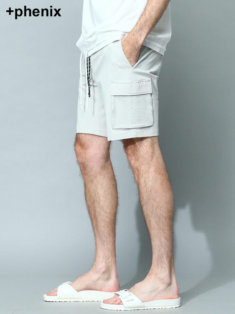 +phenix (プラスフェニックス) ストレッチ ウエストコード ショートパンツ CORDURA メンズ ブランド PXPOB23001