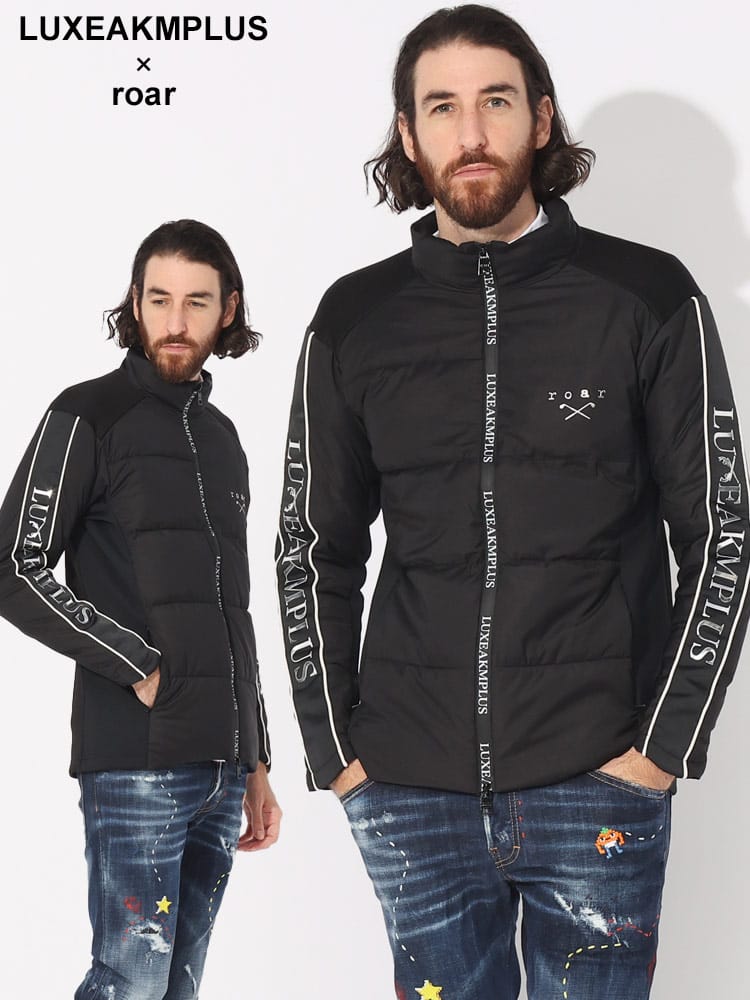LUXEAKMPLUS (リュクスエイケイエムプラス) フルジップ フロント中綿 ジャケット roarコラボ LALAO23047R ブランド メンズ 男性 アウター