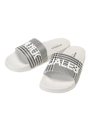 1PIU1UGUALE3 RELAX (ウノ ピュ ウノ ウグァーレ トレ リラックス) メンズ サンダル シャワーサンダル チェック ロゴ 1PRUSZ26010