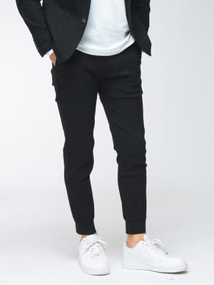 1PIU1UGUALE3 RELAX (ウノ ピュ ウノ ウグァーレ トレ リラックス) メンズ スラックス ストライプジャガードハイストレッチ ロングパンツ STRETCH STRIPE 1PRUSB26145