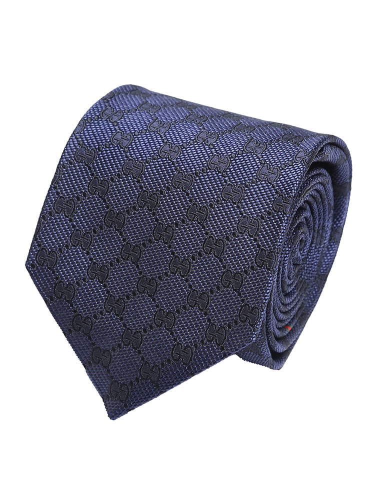 GUCCI (グッチ) シルク100％ GGパターン ネクタイ GC4565224000