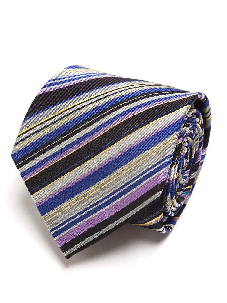 Paul Smith (ポールスミス) シルク100％ マルチストライプ ネクタイ 252 PSFLU252 ブランド
