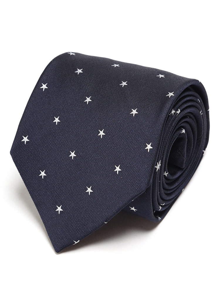 Paul Smith (ポールスミス) シルク100％ スター総柄 ネクタイ PSFLU947