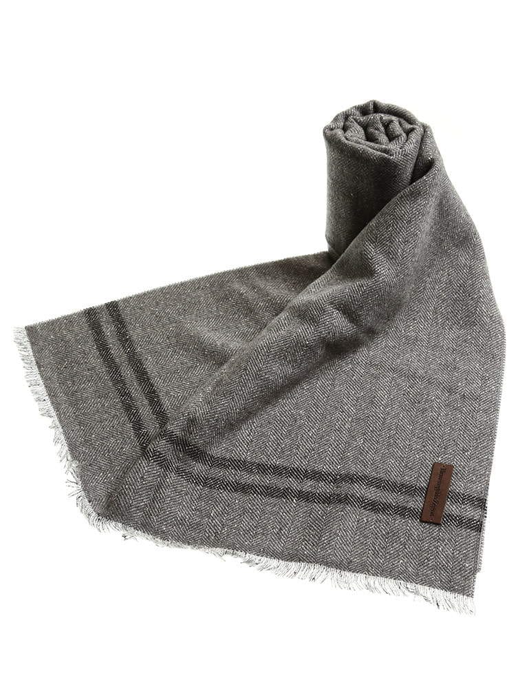 Ermenegildo Zegna エルメネジルド ゼニア ウール混 タグ マフラー ブランド メンズ レディース ウール EZ60EZZ8L12