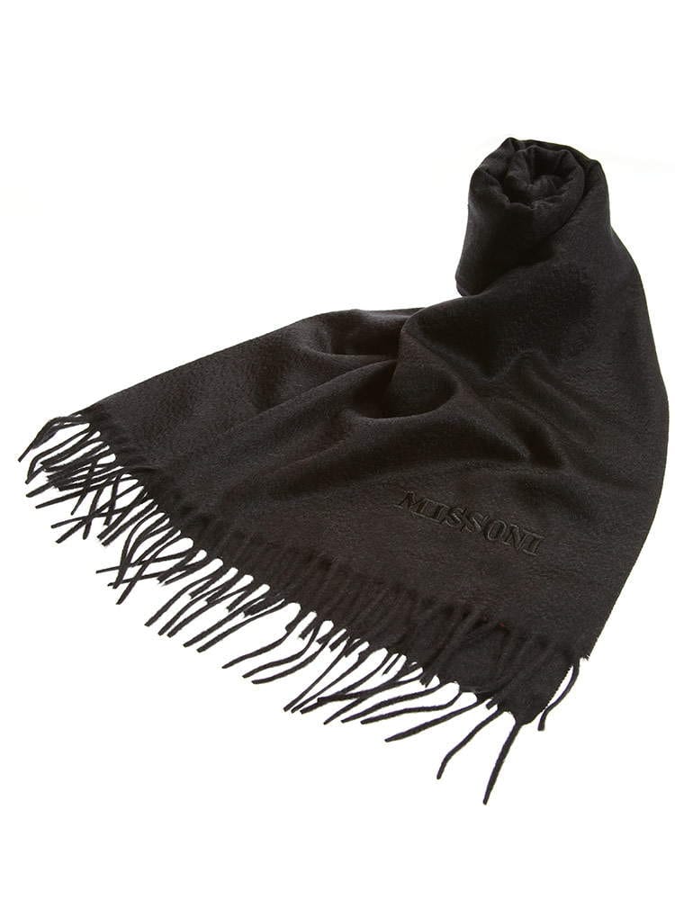 MISSONI ミッソーニ カシミヤ100％ ロゴ 刺繍 マフラー ブランド メンズ レディース カシミア MIS60MIC
