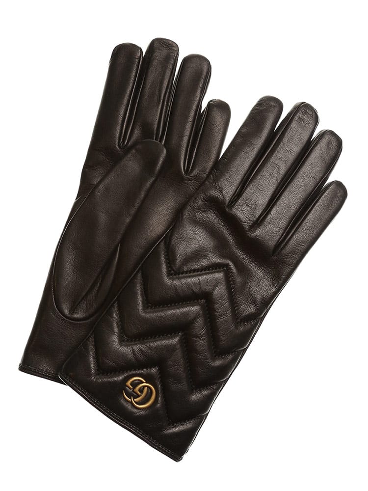 GUCCI (グッチ) レザー キルティング グローブ GCL477965BAP00 ブランド