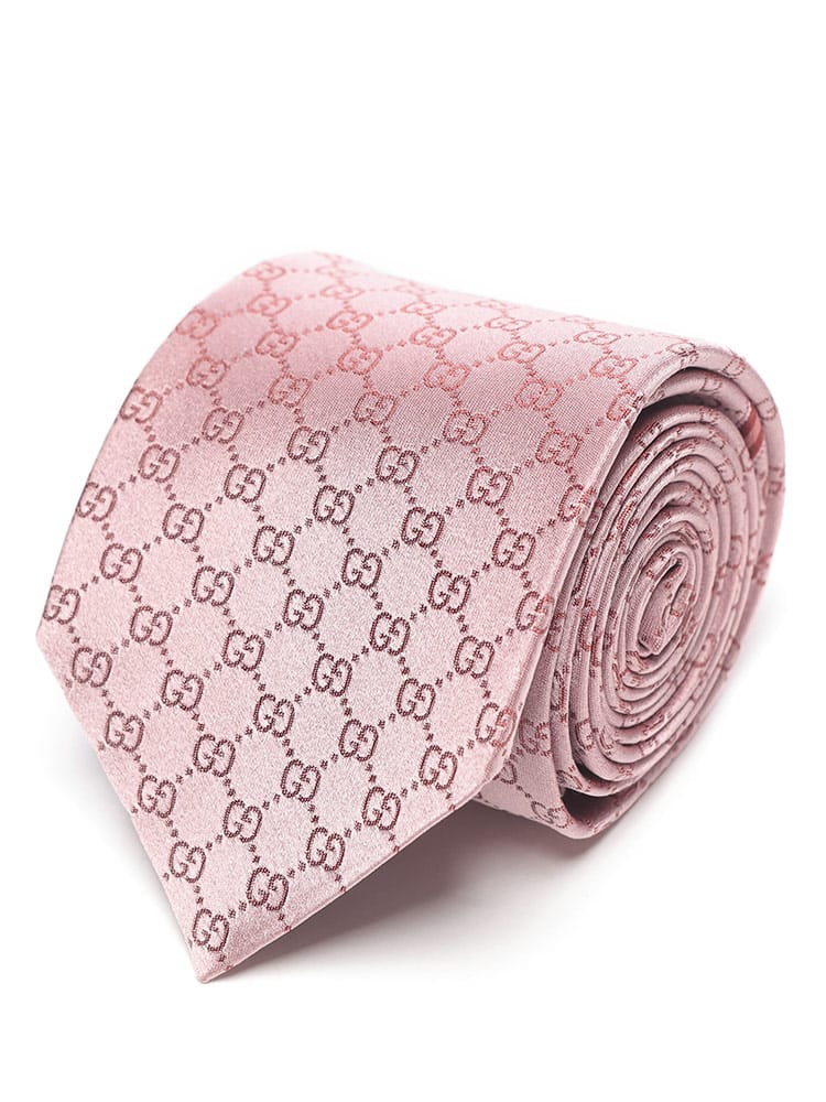 GUCCI (グッチ) GG モノグラム シルクネクタイ メンズ