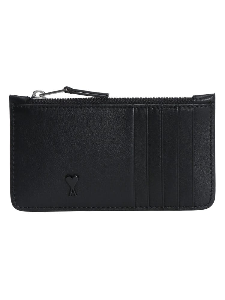 AMI PARIS (アミパリス) スムースレザー カードホルダー Ami De Coeur AMLH25USL703 レディース