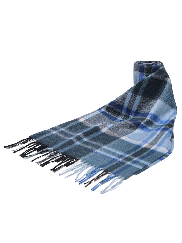 CHARLES JOURDAN (シャルルジョルダン) カシミヤ100％ チェック柄 マフラー CJR9865 メンズ