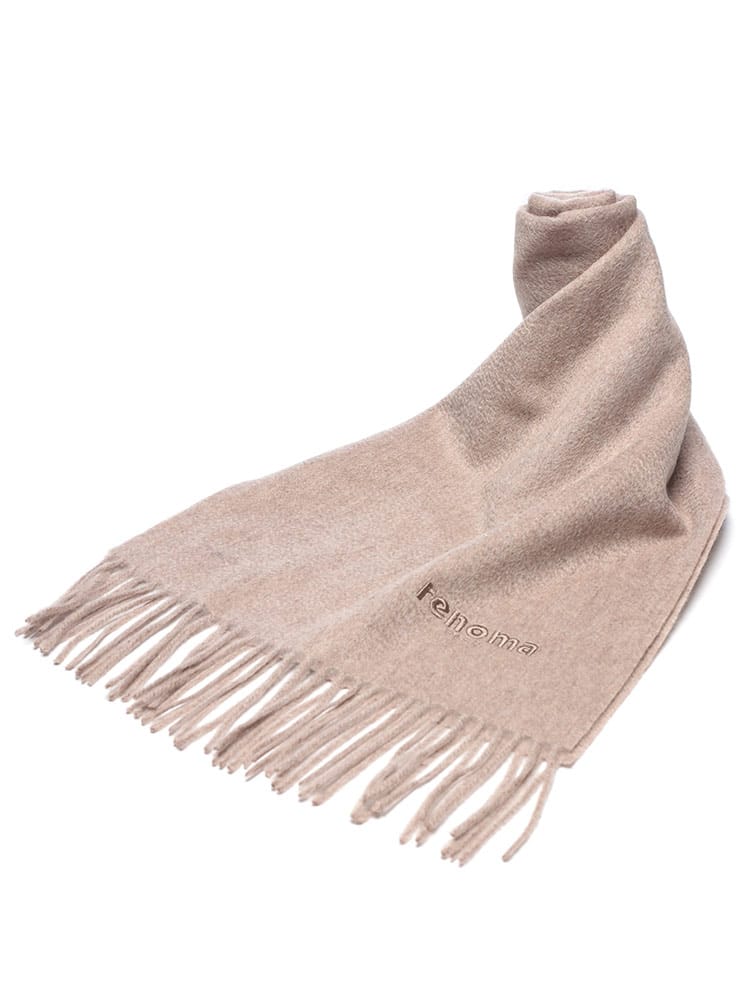 renoma (レノマ) カシミヤ100％ 無地 マフラー RNR9918 メンズ