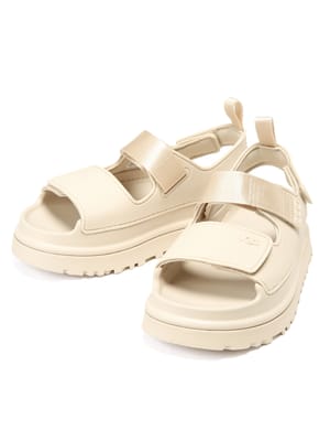 UGG (アグ) レディース サンダル ロゴ入り バックストラップ シャワーサンダル GOLDENGLOW KIDS UGGL1152813K