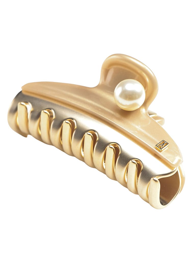 ALEXANDRE DE PARIS (アレクサンドルドゥパリ) レディース ヘアクリップ ヘアアクセサリー パール Mクリップ VENDOME ADPICCM1557168
