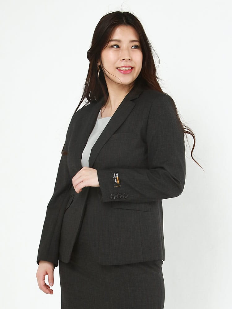 ELGARHYTHM (エルガリズム) ウォッシャブル ストレッチ コーデュラ素材 シングル 1ツ釦 ジャケット