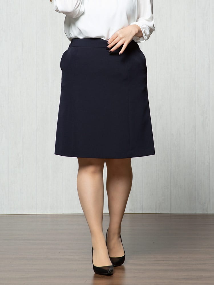 ELGARHYTHM (エルガリズム) 2WAYストレッチ ウォッシャブル Aライン スカート