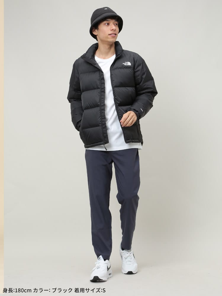THE NORTH FACE (ザ ノースフェイス) 胸ロゴ フルジップ スタンド 